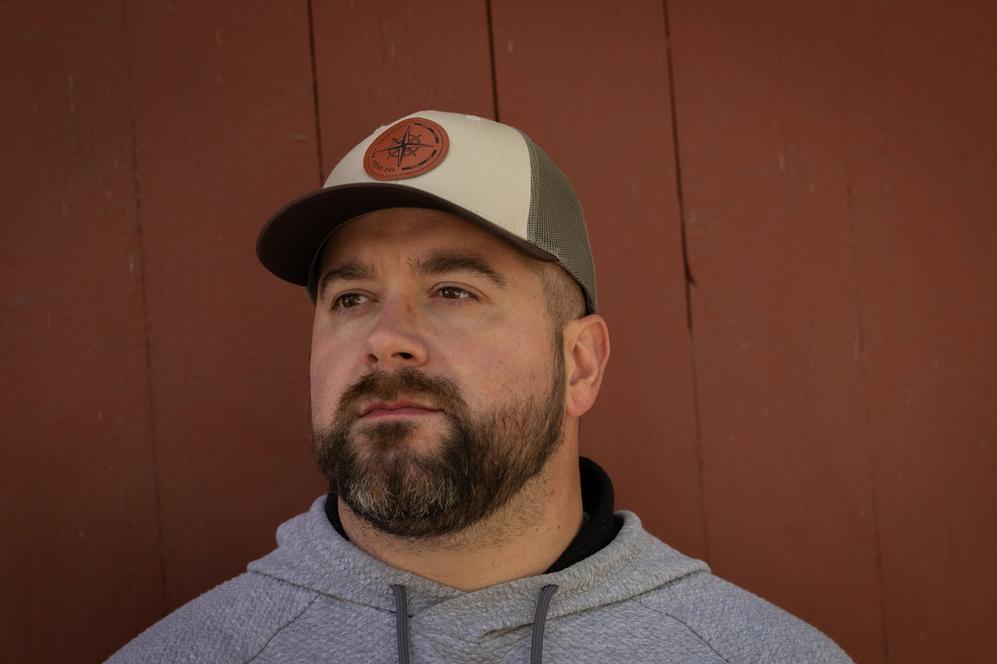 Brown Tri-Color Hat