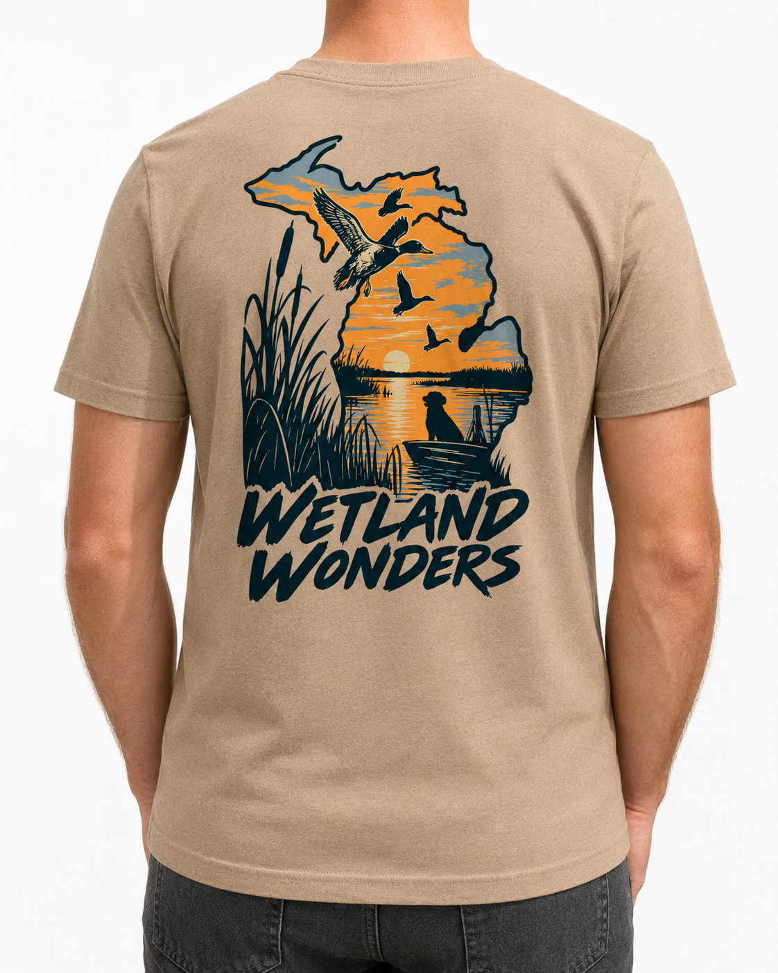 Wetland Wonders Shirt in Desert Tan